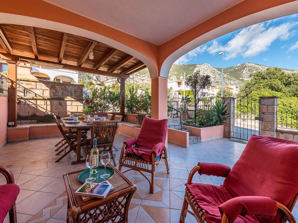 Ferienhaus mit Veranda im Innenhof