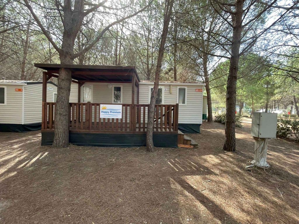Mobilehome mit Klimaanlage und Terrasse