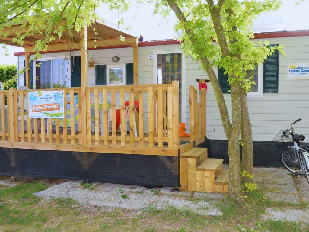 Mobilehome mit Klimaanlage, Terrasse und Pool
