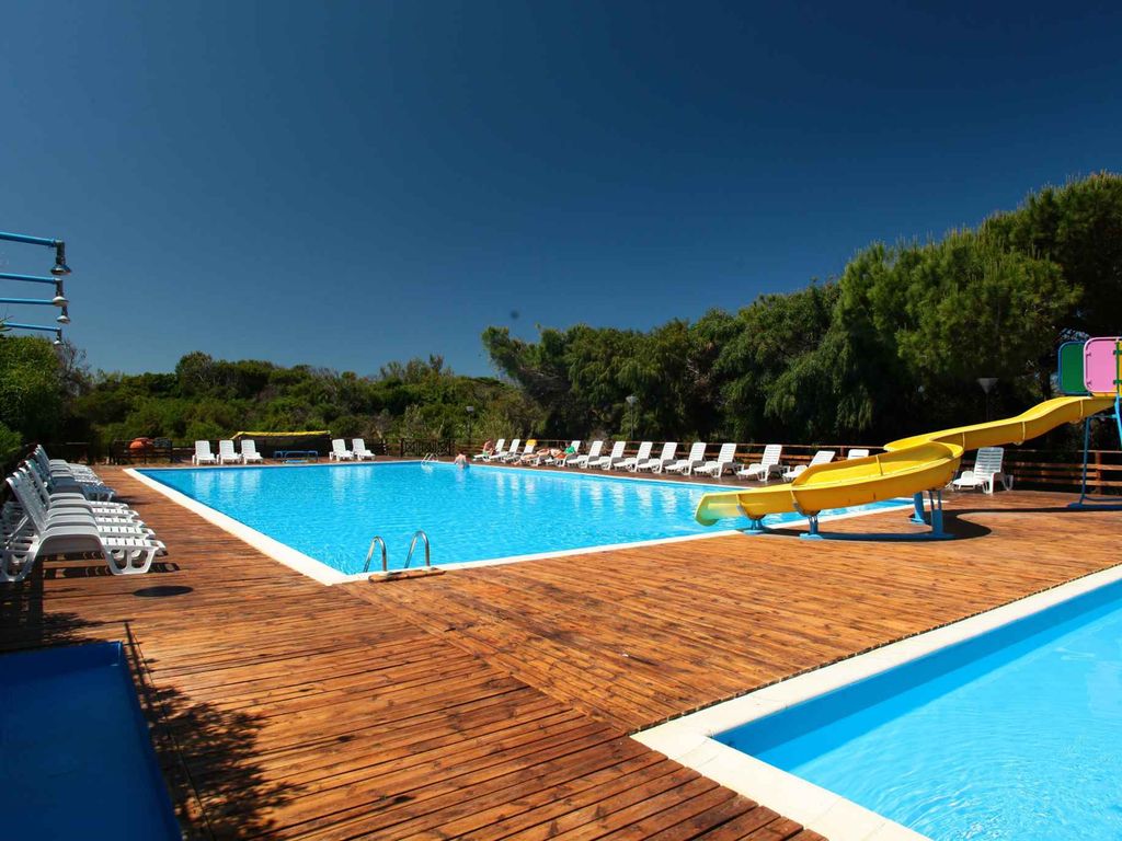 Mobilehome mit Klimaanlage, Terrasse und Pool