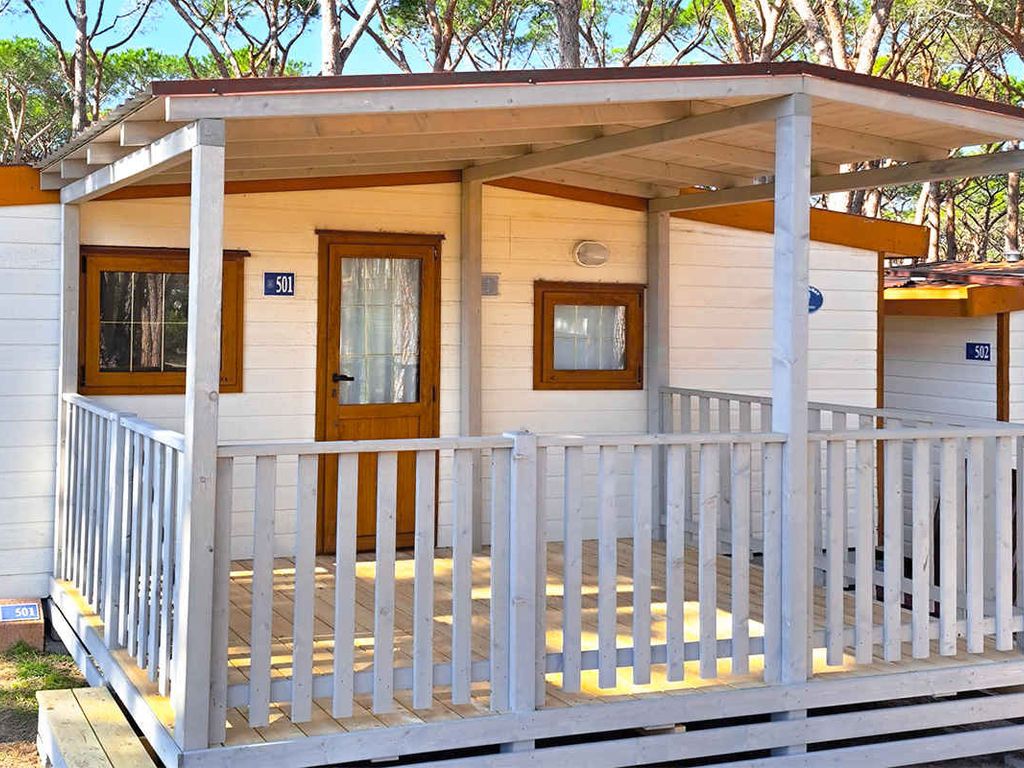 Mobilehome mit Pool für 8 Personen