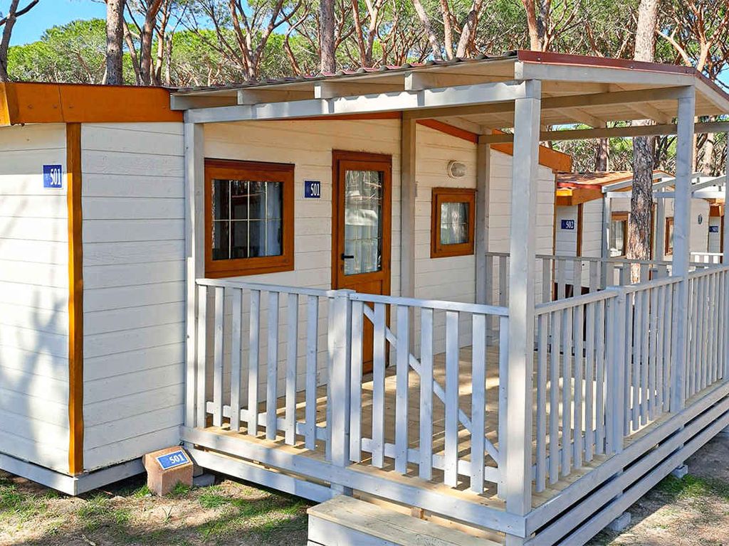 Mobilehome mit Pool für 8 Personen