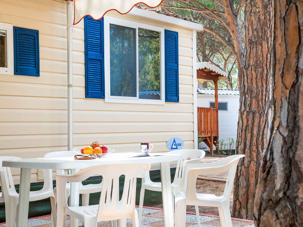 Mobilehome mit Pool für 6 Personen