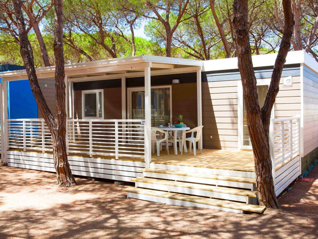 Mobilehome mit Pool für 6 Personen