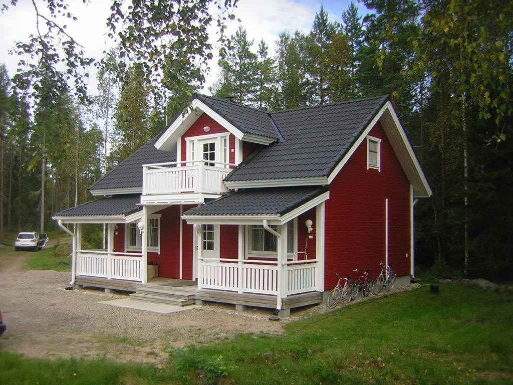 Ferienhaus mit Strandsauna am See und eigenem Badestrand