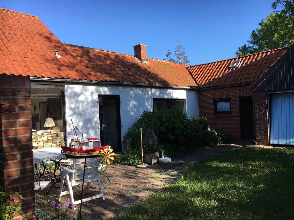 Ferienhaus direkt am Deich mit Meerblick