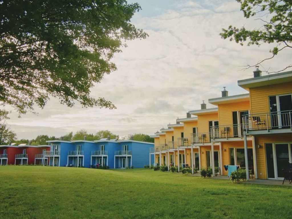 Ferienhaus mit Terrasse in Strandnähe