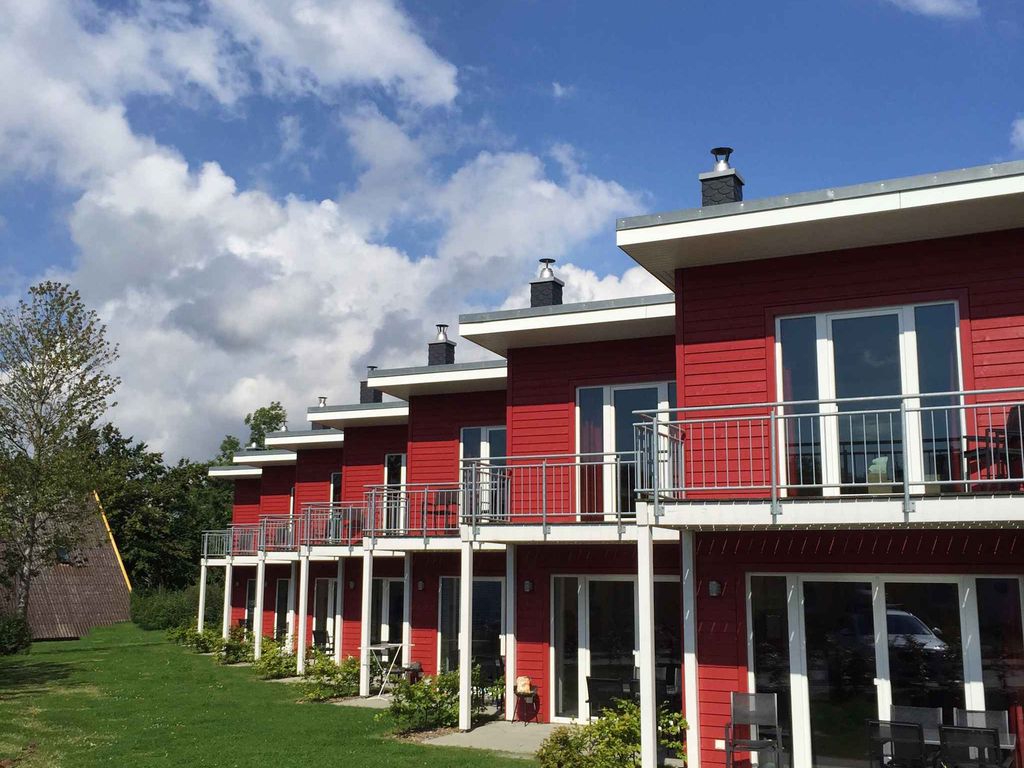 Ferienhaus mit Terrasse und Heizung