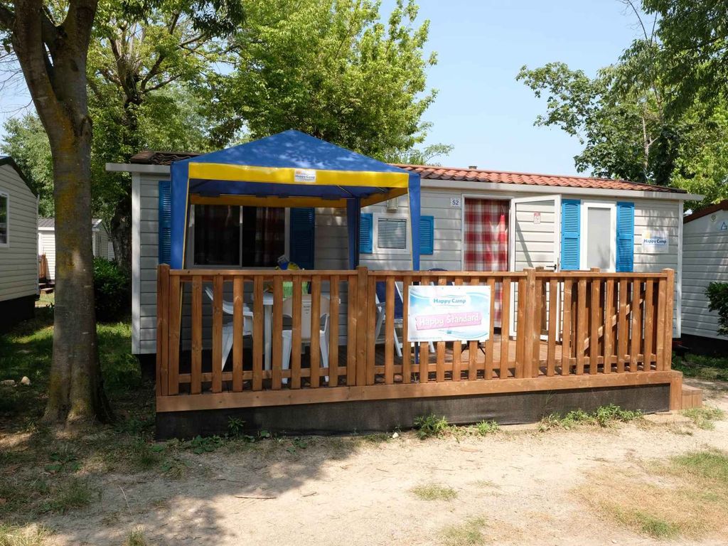 Mobilehome mit Klimaanlage, Terrasse und Pool