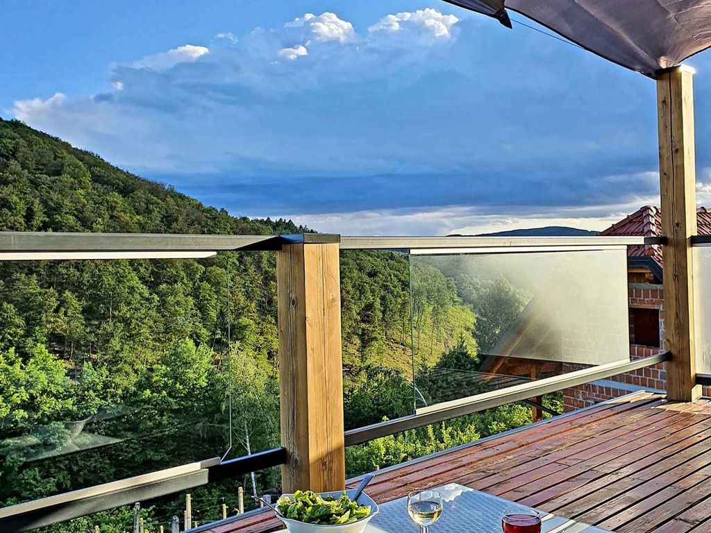 Ferienhaus mit Klimaanlage und Whirlpool