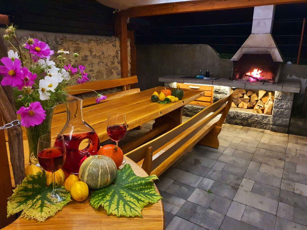 Ferienhaus mit Klimaanlage und Whirlpool