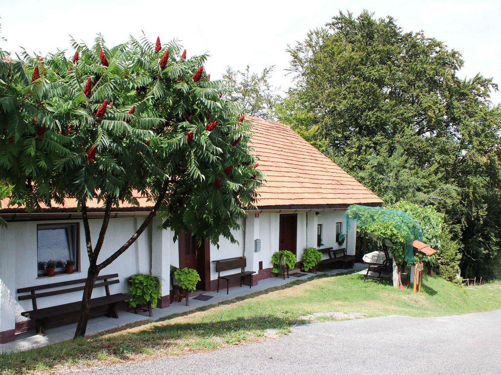 Ferienhaus umgeben von Weinbergen