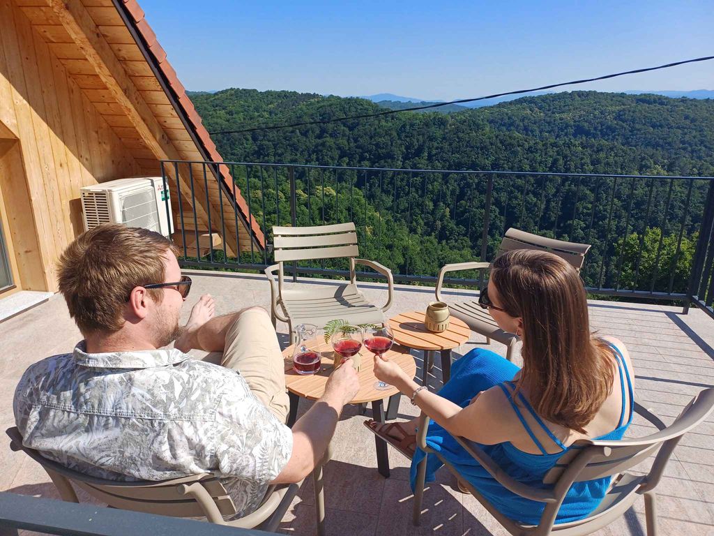 Ferienhaus Luxuriöses Weinberghäuschen