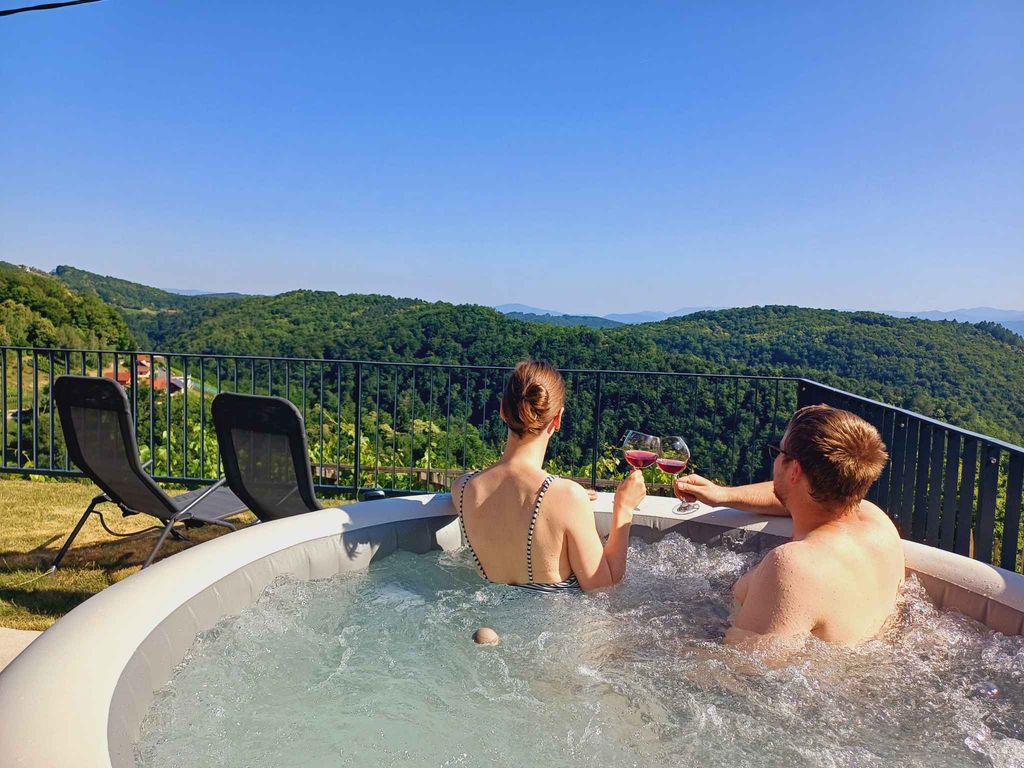 Ferienhaus Luxuriöses Weinberghäuschen