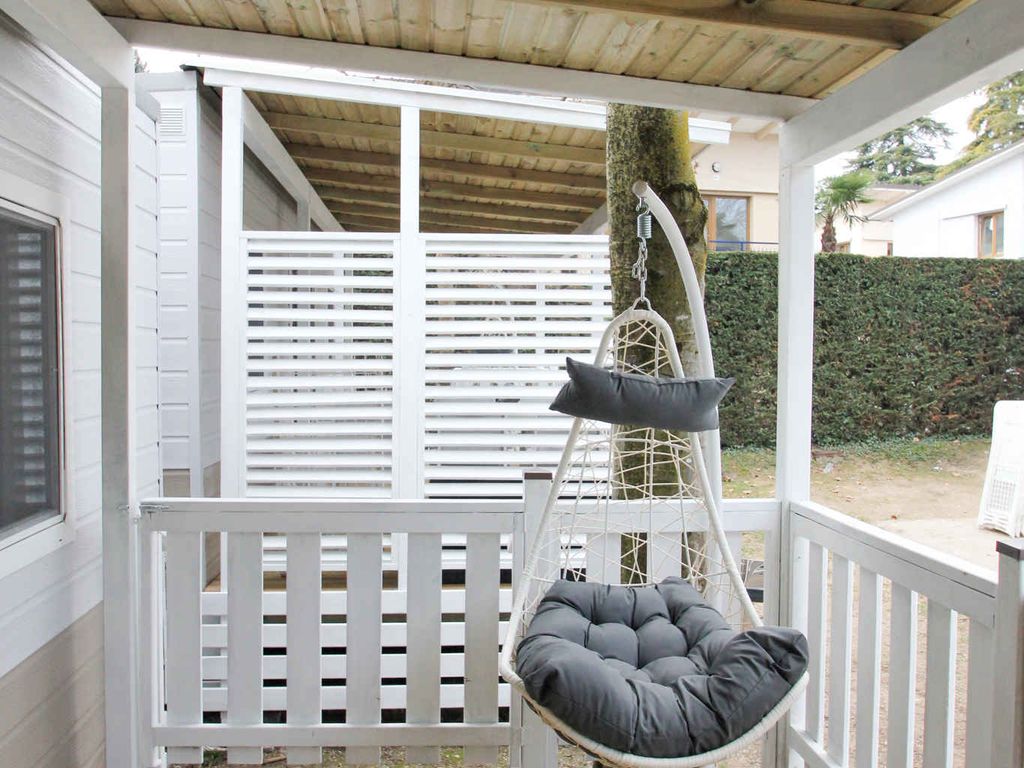 Mobilehome mit Klimaanlage, Terrasse und Pool