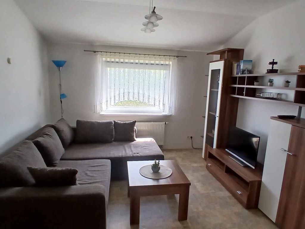 Ferienwohnung Terrasse und Blick aufs Wasser