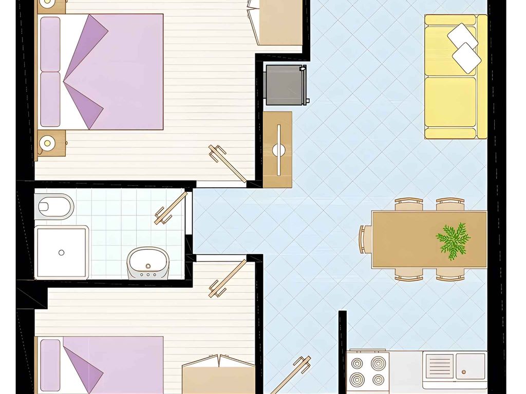 Ferienwohnung mit Klimaanlage