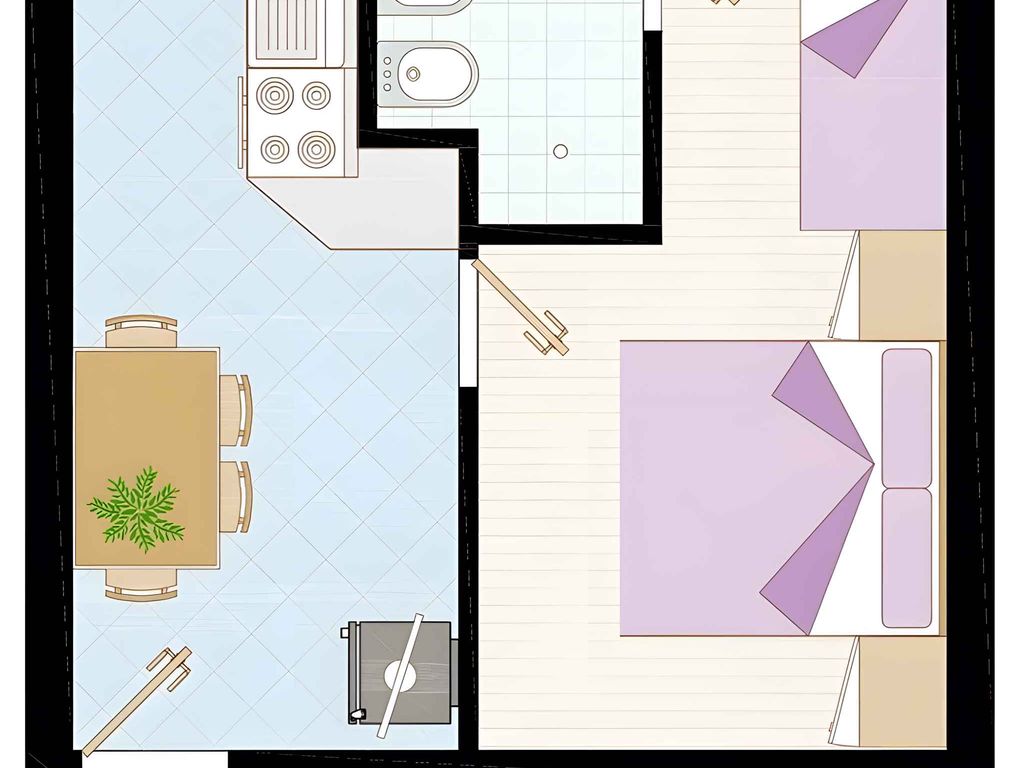 Ferienwohnung mit Klimaanlage