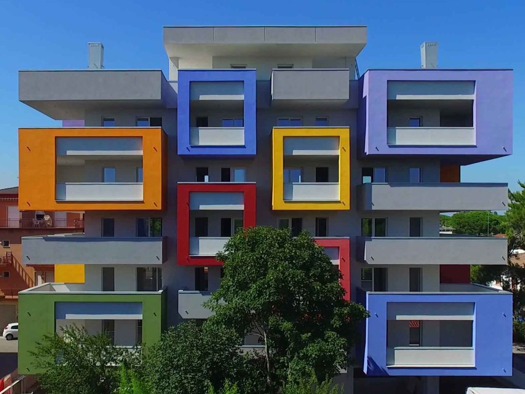 Studio mit Klimaanlage und Balkon
