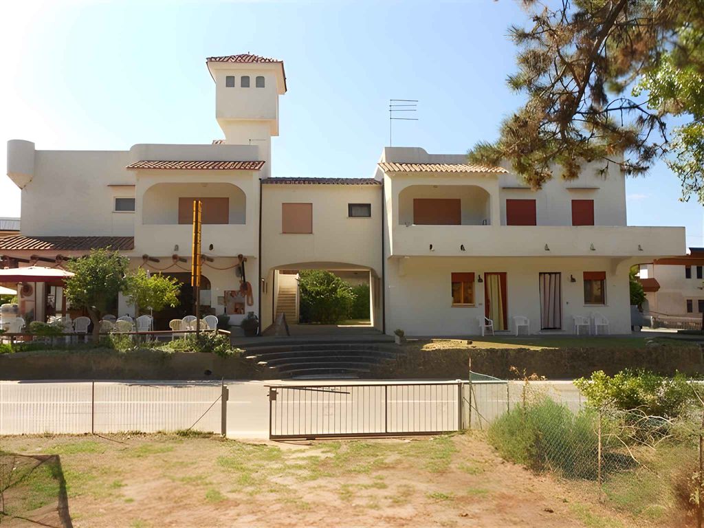 Ferienhaus mit Balkon