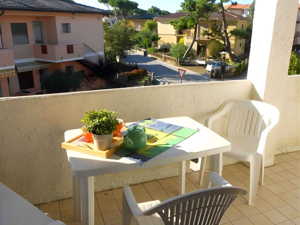 Ferienhaus mit Balkon