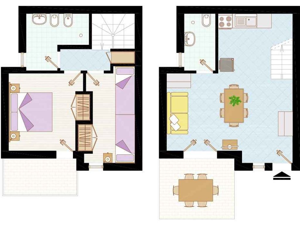 Ferienwohnung mit Terrasse und privatem Garten