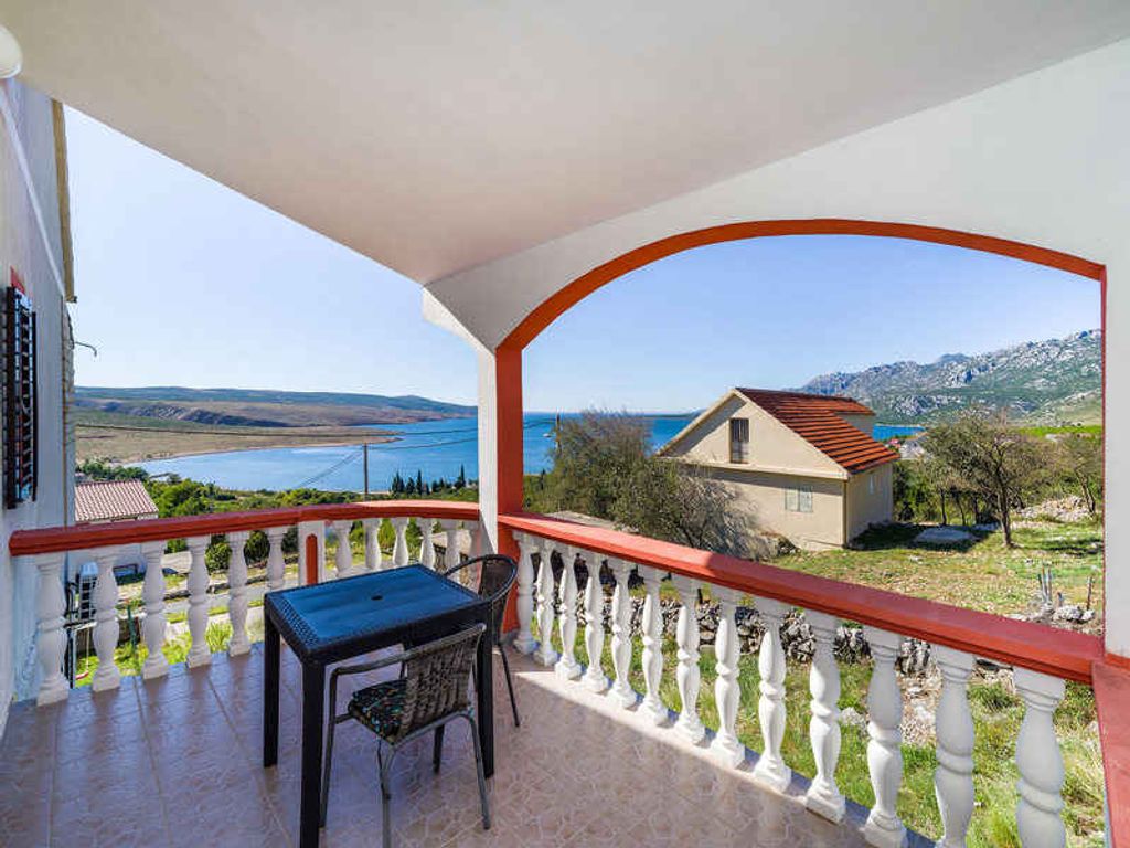 Ferienhaus mit Pool und Meerblick