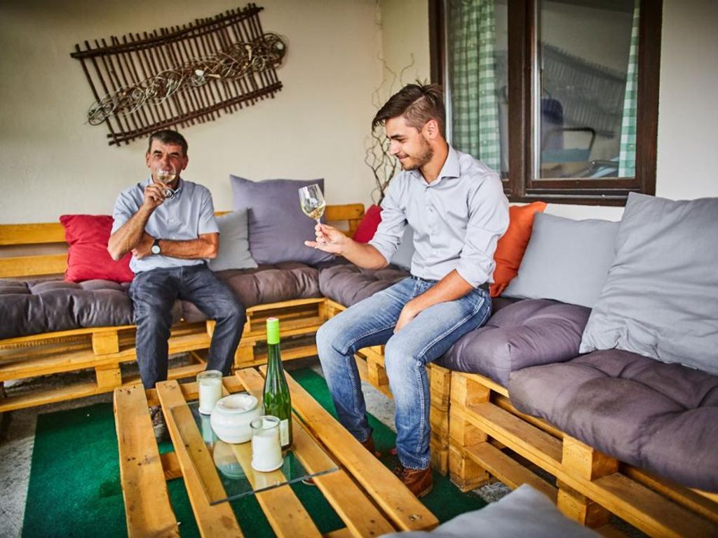 Weinverkostung bei Familie Heiderer
