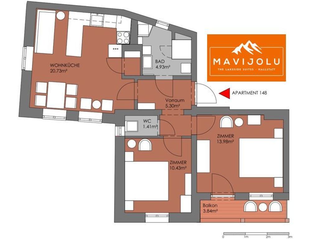 APARTMENT 148 I MAVIJOLU Lakeside Suites Hallstatt