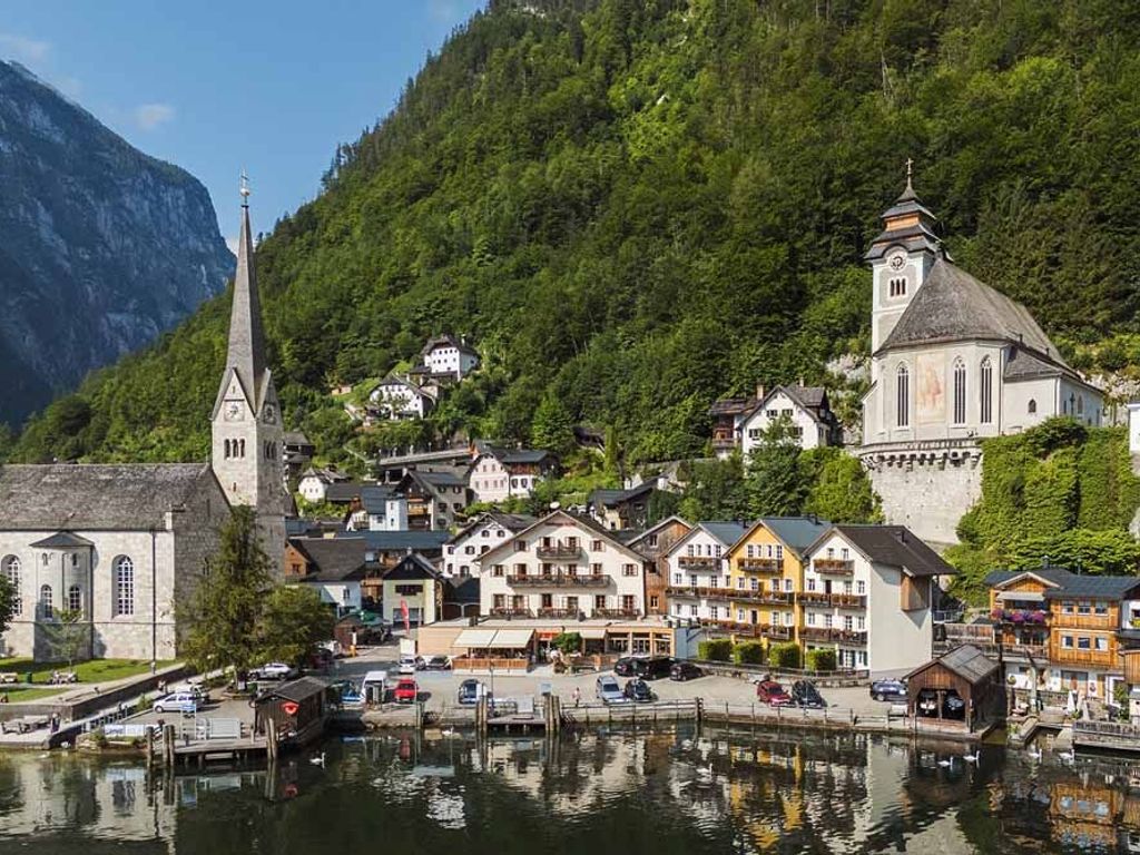 Hotel im Sommer