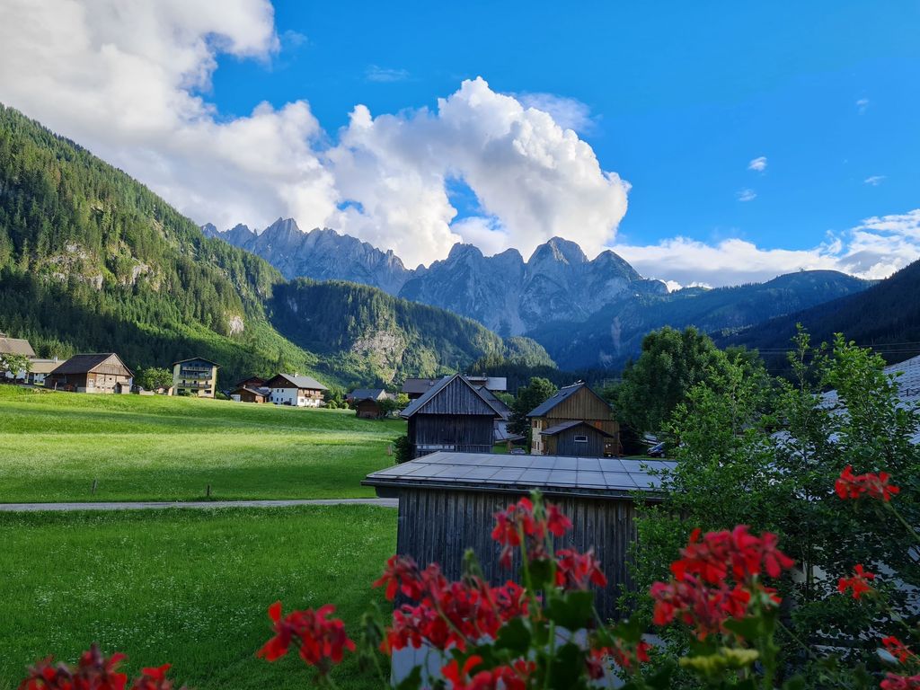 Aussicht vom Balkon