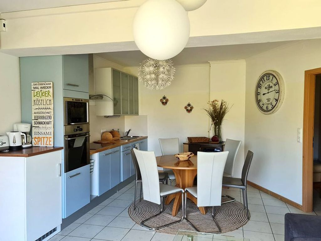 Ferienwohnung "Garten" mit Flussblick - Küche