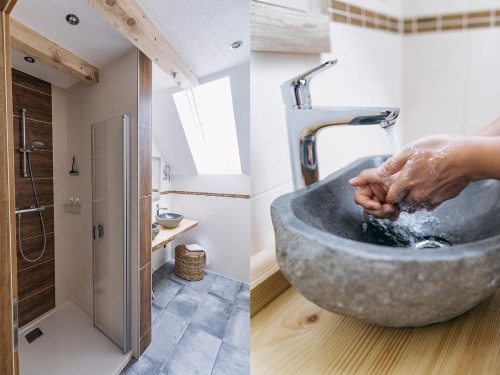 Ferienwohnung Badezimmer