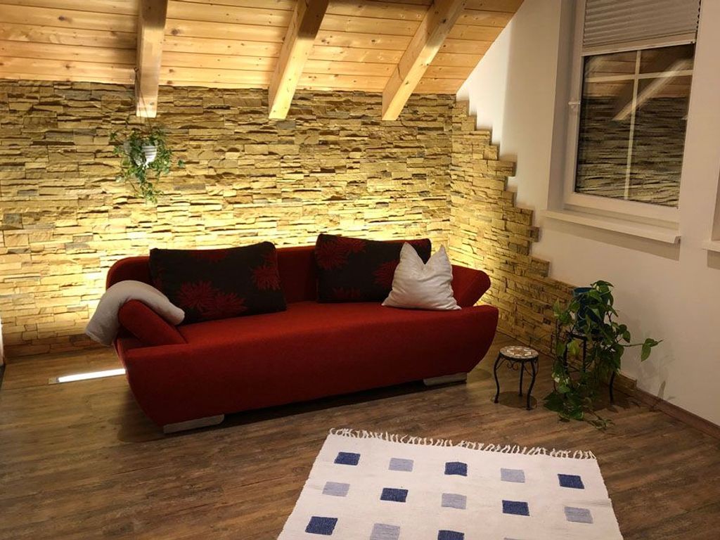 Schlafsofa in der Ferienwohnung Familie Unterberger Bad Goisern