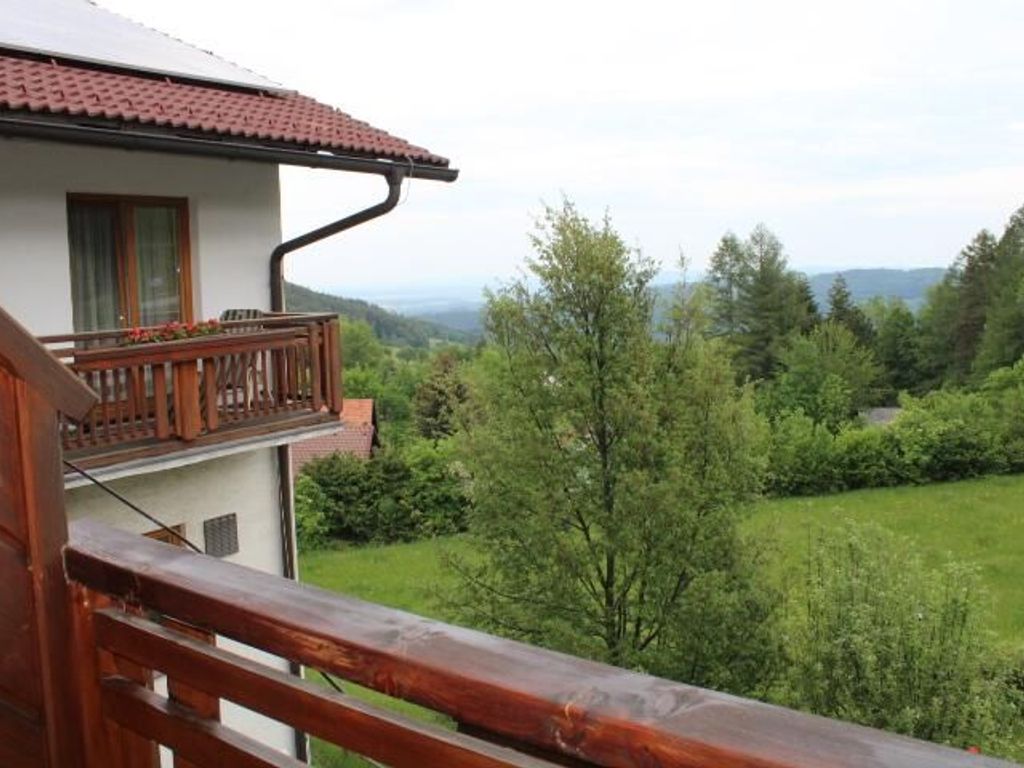 Ausblick vom Balkon