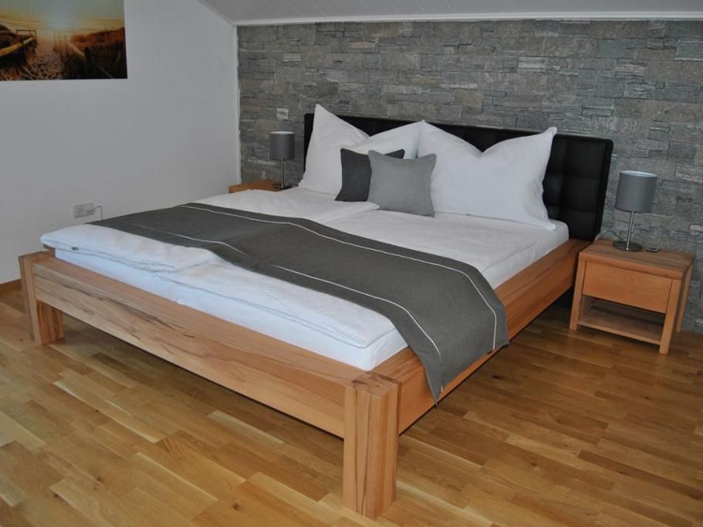 Schlafzimmer mit Doppelbett Ferienwohnung Panoramablick