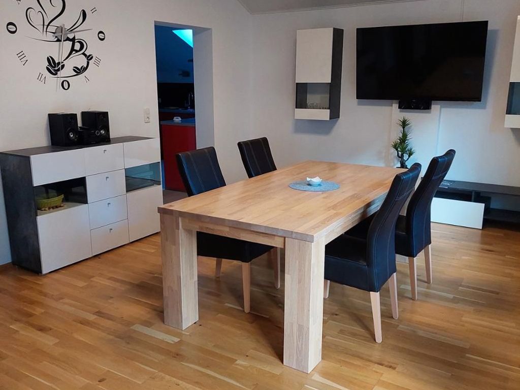Essbereich Ferienwohnung Panoramablick