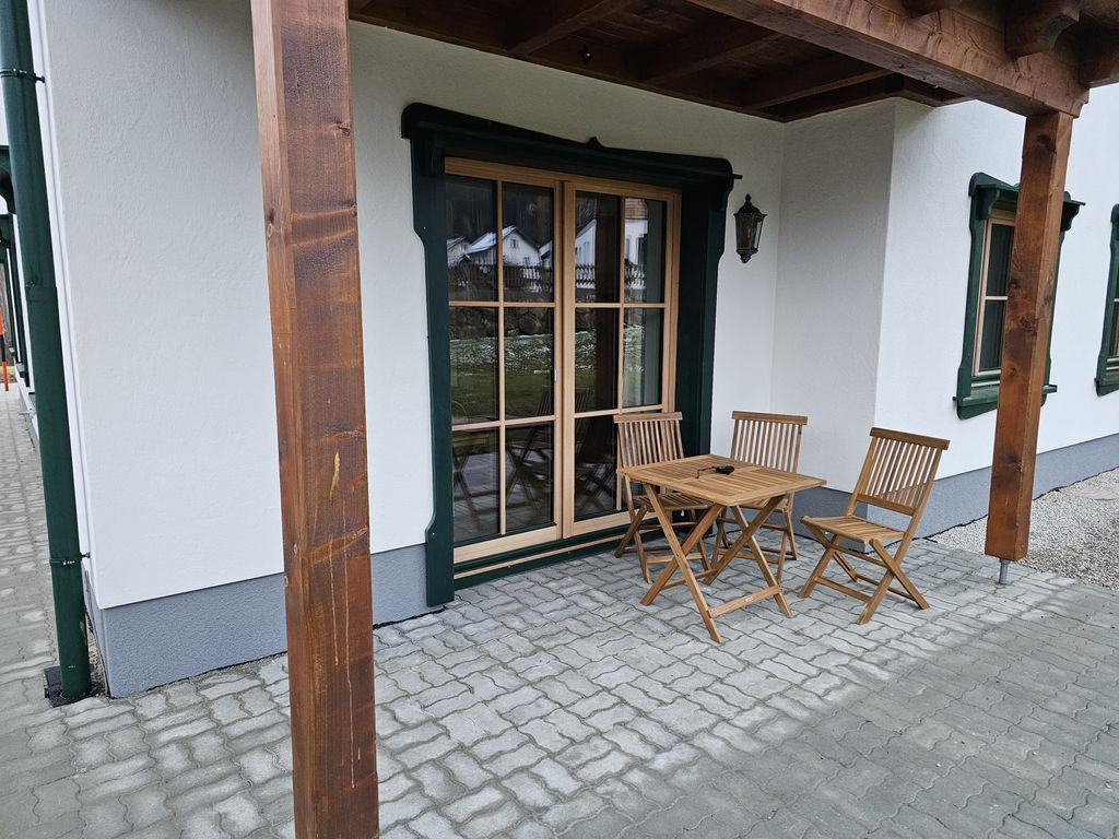 Ferienhaus Weitblick Terrasse