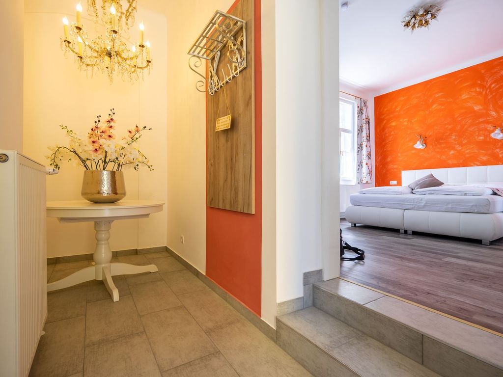 Apartment Christa, vom Vorraum zum Schlafzimmer