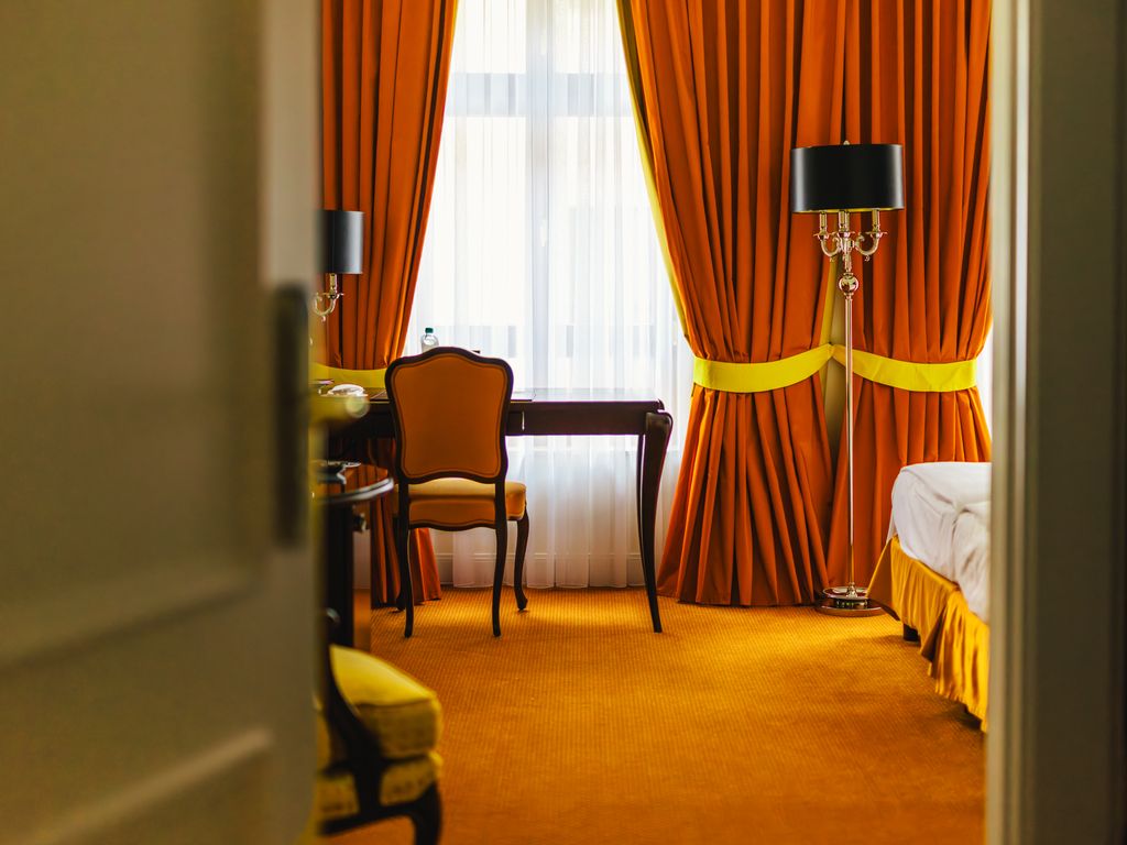Blick in Komfort Zimmer
