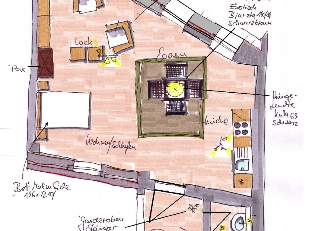 Wohnungsgrundriss