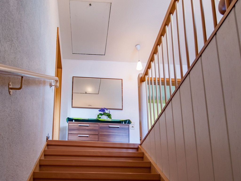 Treppenaufgang zur Ferienwohnung
