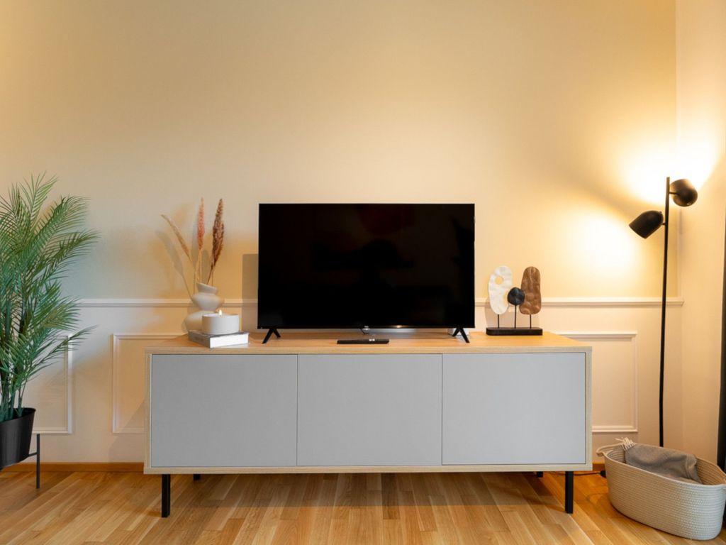 Wohnzimmer mit Smart-TV