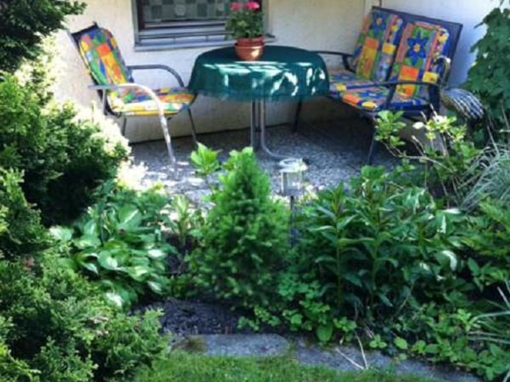 Blick auf die Terrasse