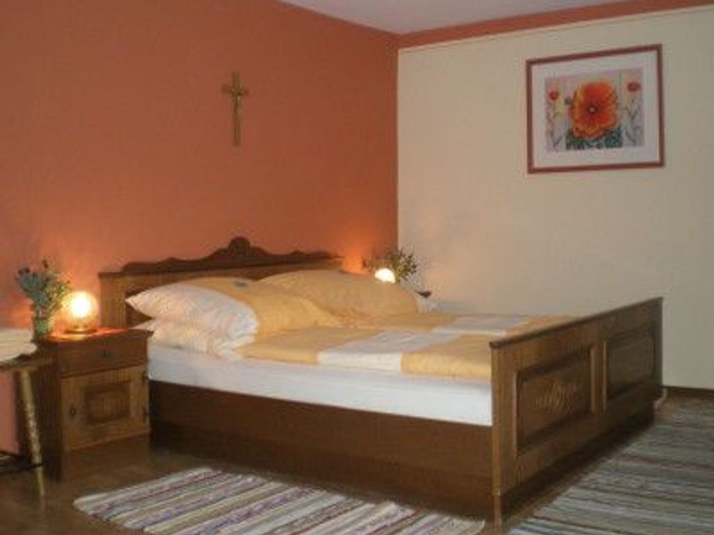 Blick in das Schlafzimmer