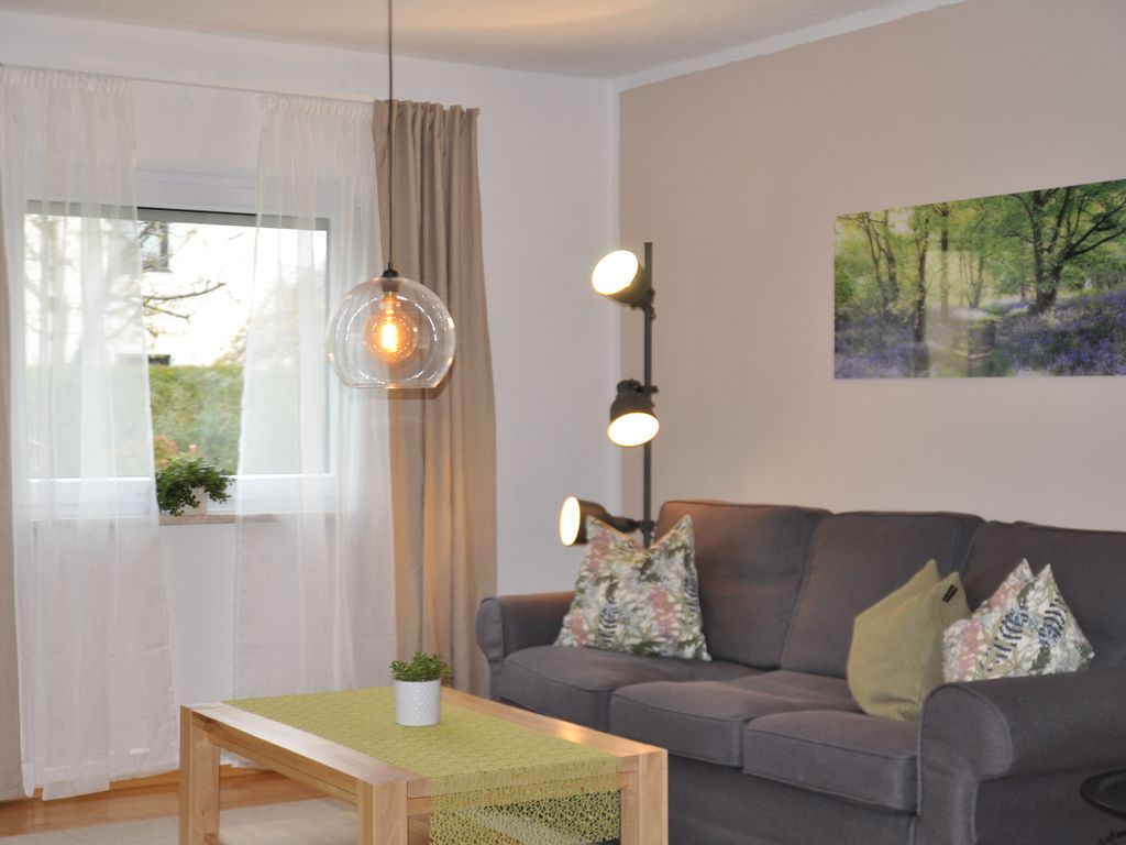 Ferienwohnung Erdgeschoss Wohnzimmer