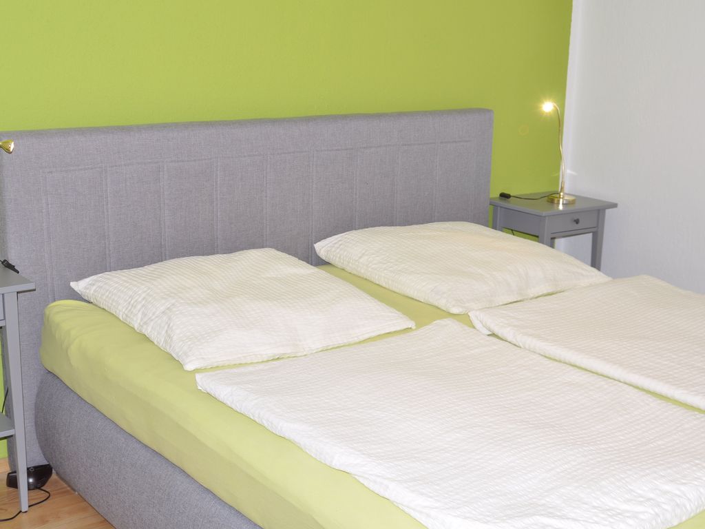 Ferienwohnung Erdgeschoss Schlafzimmer