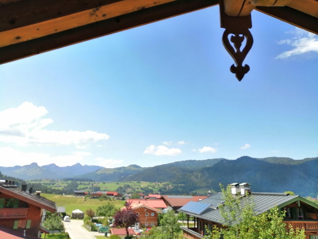 Blick vom Balkon