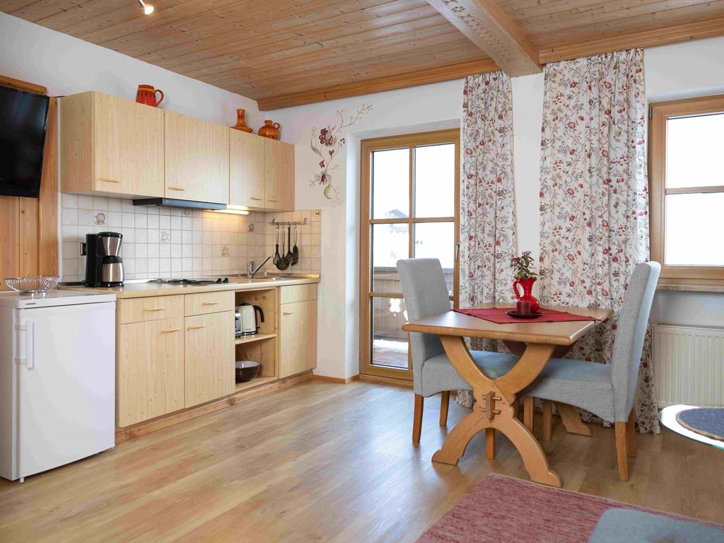 Küche im Appartement Apfelbaum