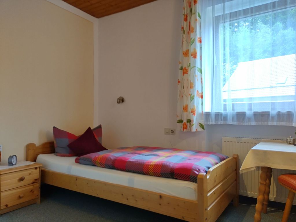 Einzelzimmer Nr. 7 mit Dusche/WC und TV